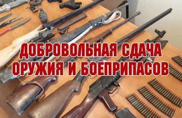 Добровольная сдача хранящегося у граждан оружия и боеприпасов